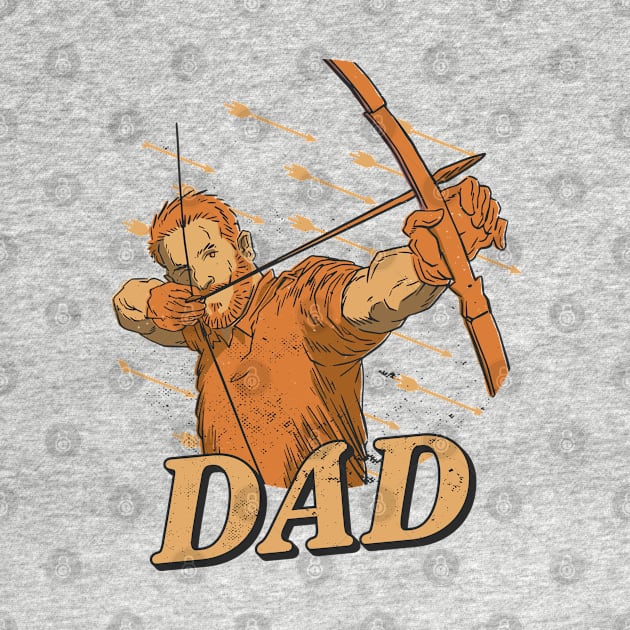 Archer Dad - Archery Father's Day by Krishnansh W.